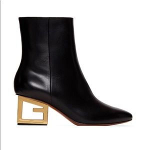 Givenchy Black Triangle G Boots